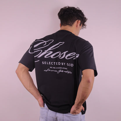 Black Oversized Chosen T-Shirt