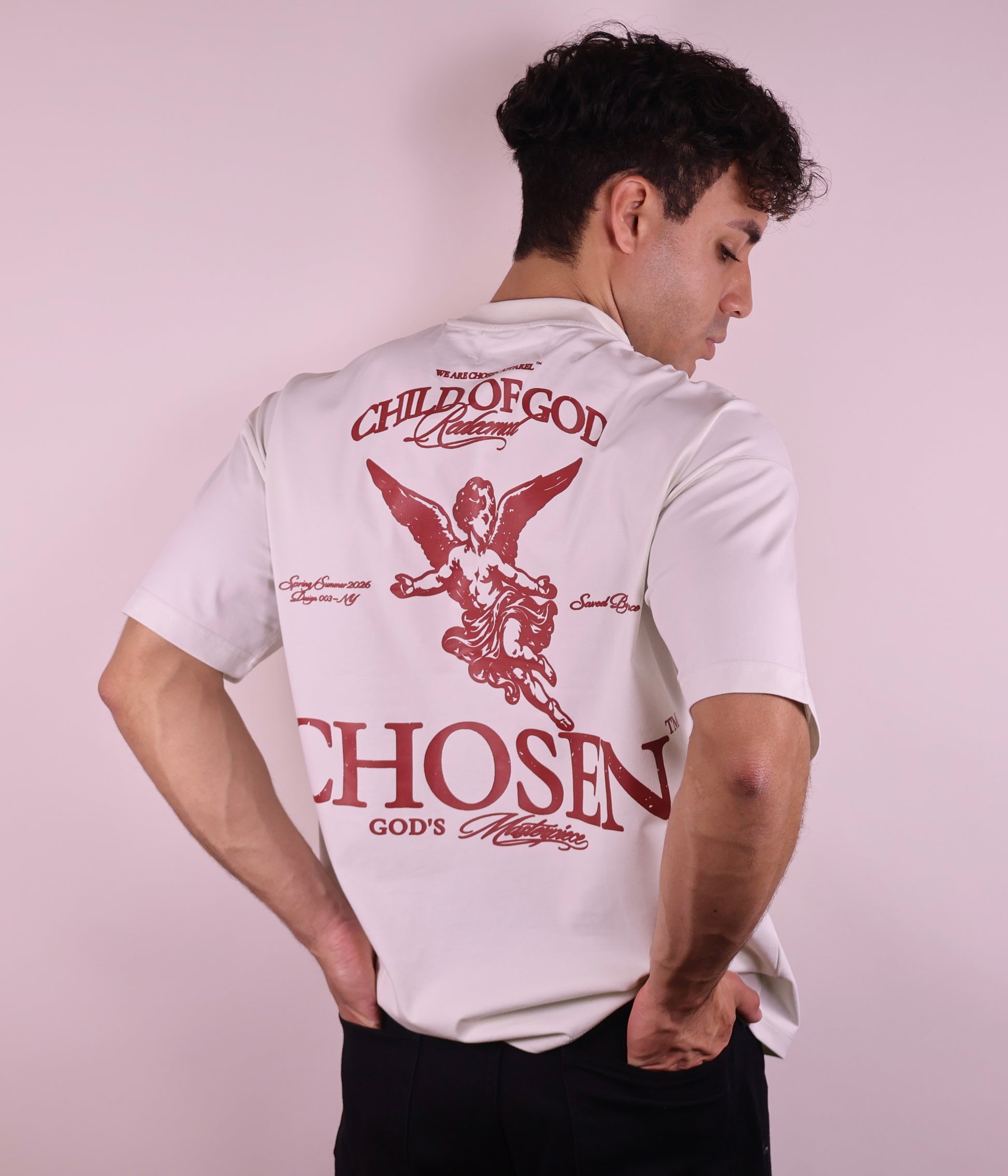 Cream Oversized Child Of God T-Shirt