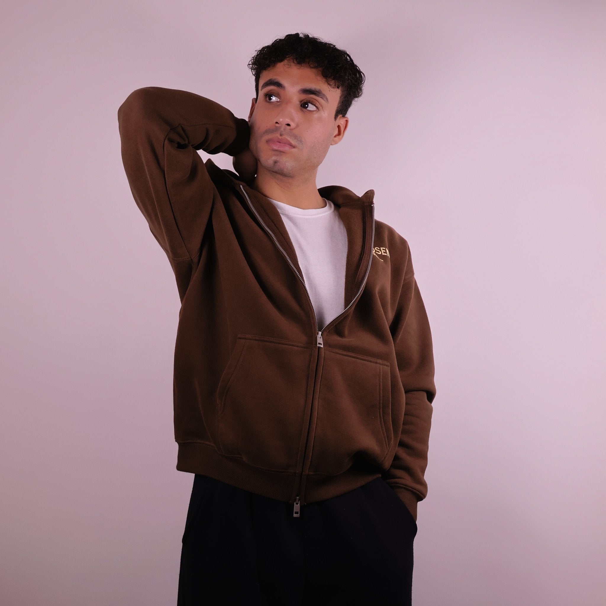 Ground Brown Masterpiece Zip-Up Hoodie – We Are Chosen Apparel
