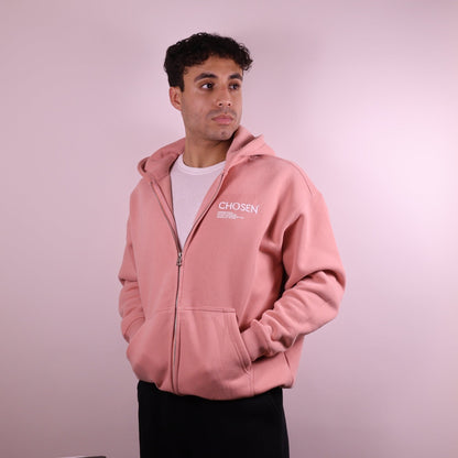 Close - up of 'We Are His Masterpiece' script on a forest green hoodie from We Are Chosen Apparel, inspired by Ephesians 2:10 - wearechosenapparel - 20% off all We Are Chosen Apparel hoodie